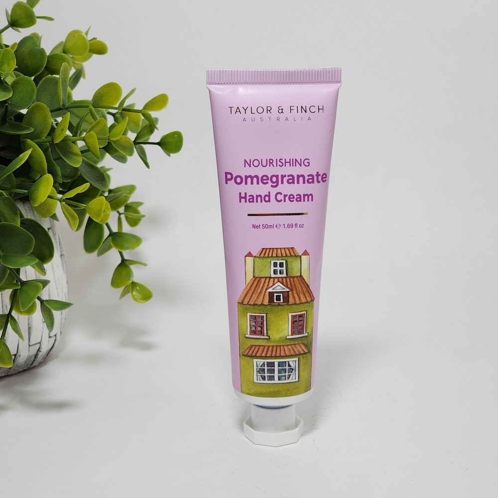 Taylor & Finch Nourishing Pomegranate Hand Cream Made in Australia 1.69 fl oz